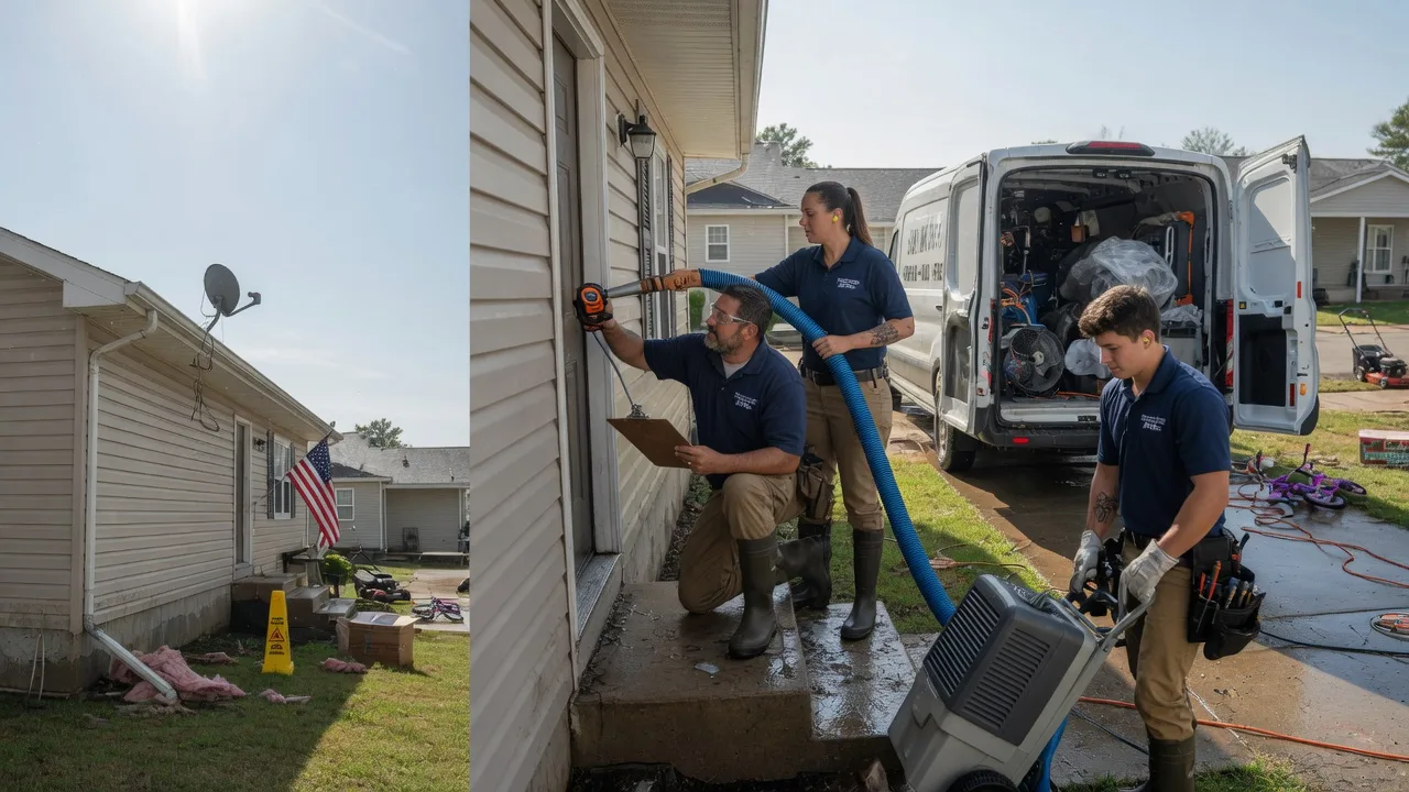 Ceiling Water Damage Restoration in Rockwood, MI near me